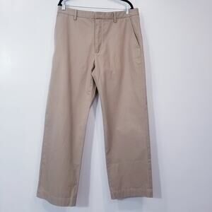 Banana Republic Khaki Dawson Relaxed Fit Pants Men 35 x 30